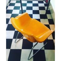 Vintage seventies kuipstoelen (Eames DAX stoel)